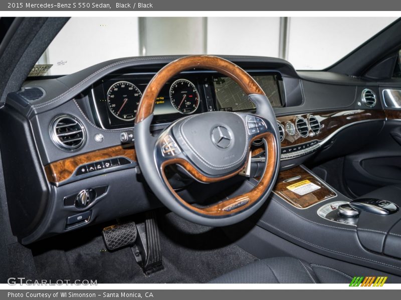 Black / Black 2015 Mercedes-Benz S 550 Sedan