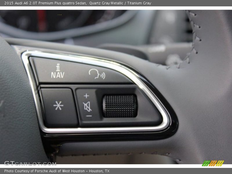 Quartz Gray Metallic / Titanium Gray 2015 Audi A6 2.0T Premium Plus quattro Sedan