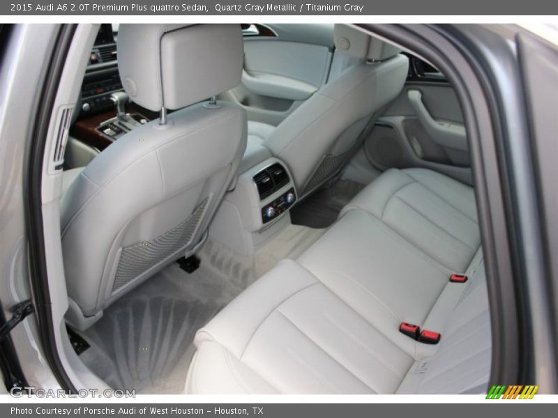 Quartz Gray Metallic / Titanium Gray 2015 Audi A6 2.0T Premium Plus quattro Sedan