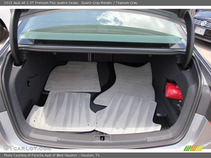 Quartz Gray Metallic / Titanium Gray 2015 Audi A6 2.0T Premium Plus quattro Sedan