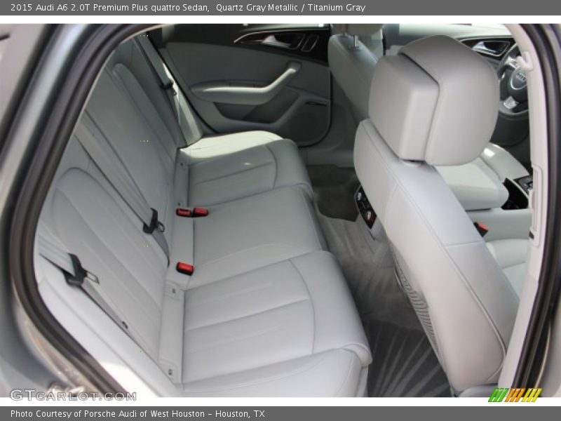 Quartz Gray Metallic / Titanium Gray 2015 Audi A6 2.0T Premium Plus quattro Sedan