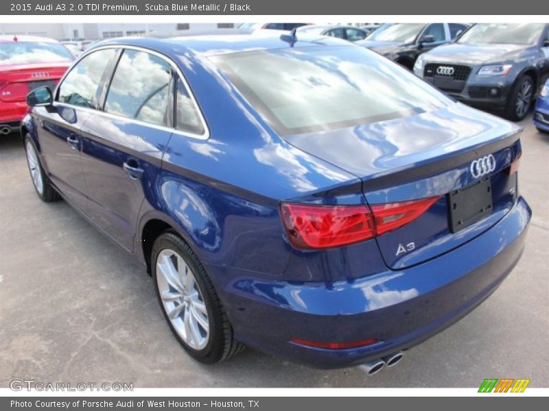 Scuba Blue Metallic / Black 2015 Audi A3 2.0 TDI Premium
