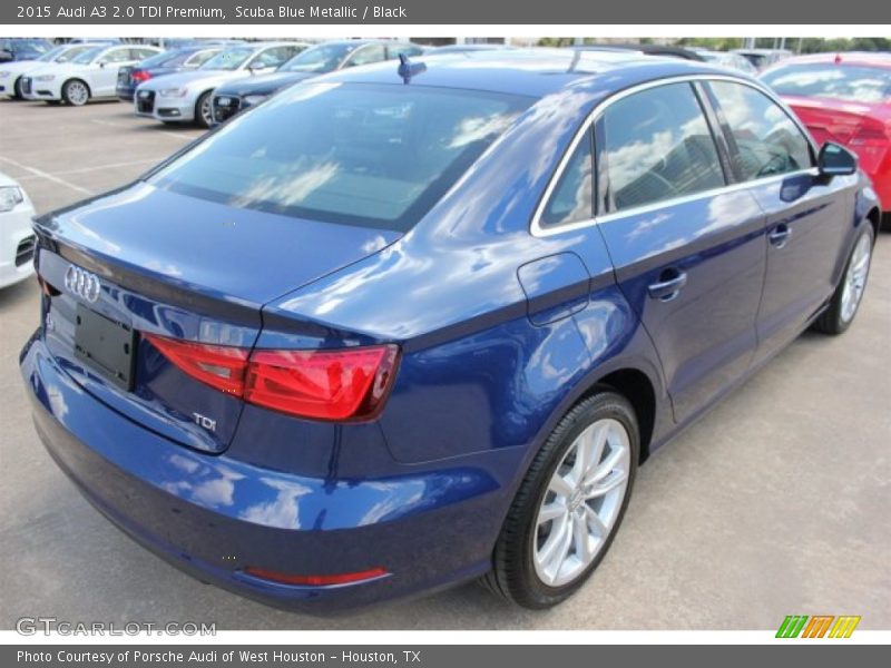 Scuba Blue Metallic / Black 2015 Audi A3 2.0 TDI Premium