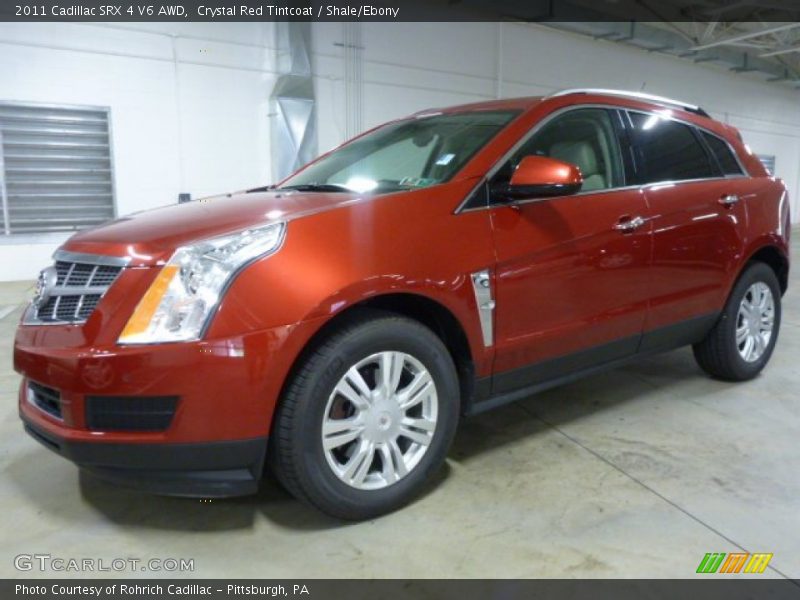 Crystal Red Tintcoat / Shale/Ebony 2011 Cadillac SRX 4 V6 AWD