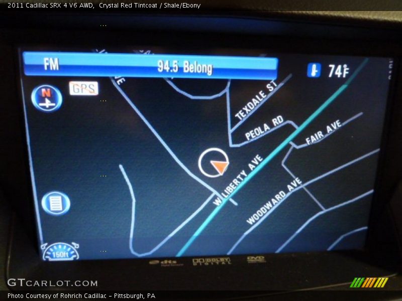 Crystal Red Tintcoat / Shale/Ebony 2011 Cadillac SRX 4 V6 AWD