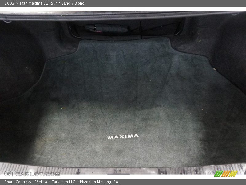 Sunlit Sand / Blond 2003 Nissan Maxima SE