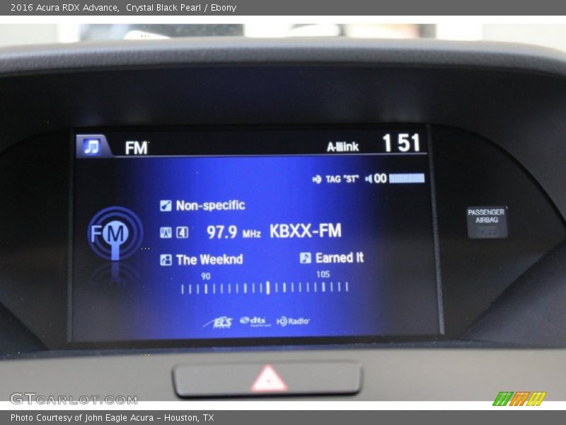 Crystal Black Pearl / Ebony 2016 Acura RDX Advance