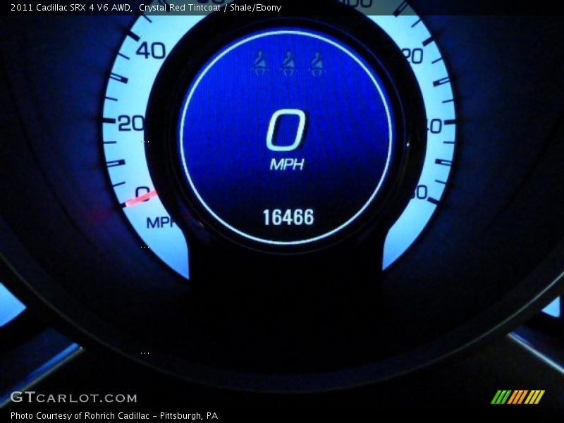 Crystal Red Tintcoat / Shale/Ebony 2011 Cadillac SRX 4 V6 AWD