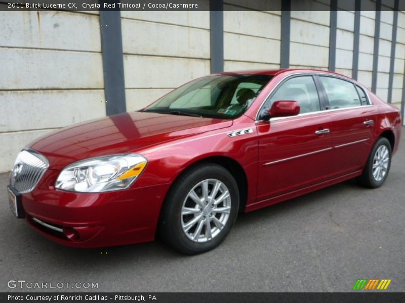 Crystal Red Tintcoat / Cocoa/Cashmere 2011 Buick Lucerne CX