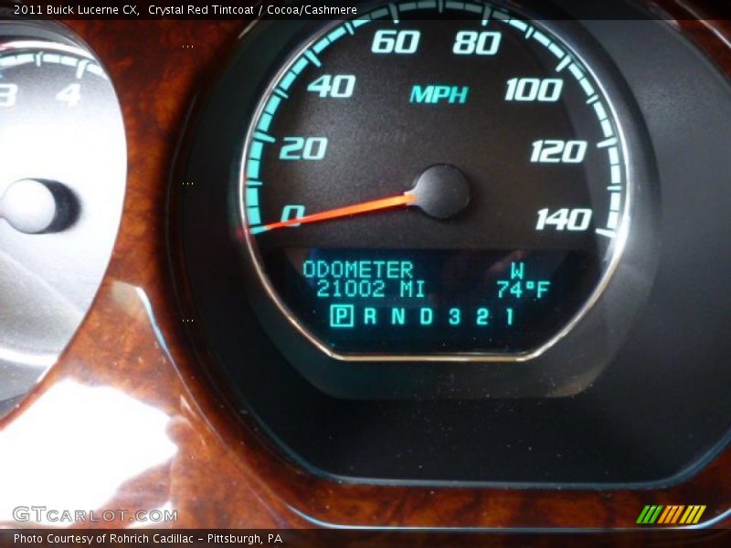 Crystal Red Tintcoat / Cocoa/Cashmere 2011 Buick Lucerne CX
