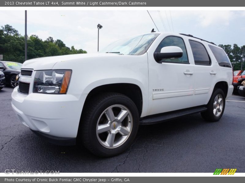 Summit White / Light Cashmere/Dark Cashmere 2013 Chevrolet Tahoe LT 4x4