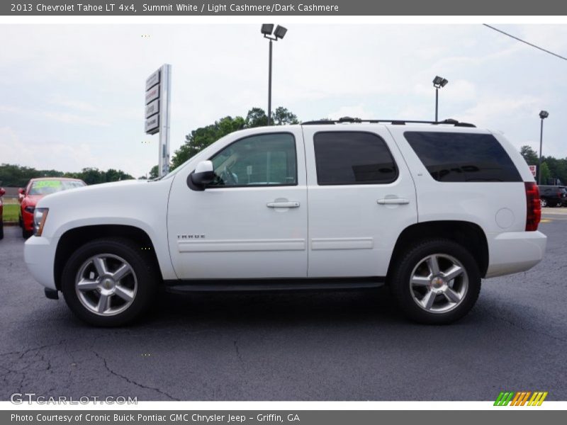 Summit White / Light Cashmere/Dark Cashmere 2013 Chevrolet Tahoe LT 4x4