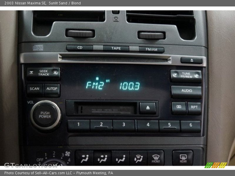 Sunlit Sand / Blond 2003 Nissan Maxima SE