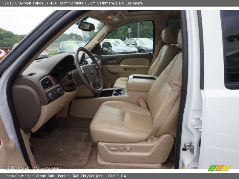 Summit White / Light Cashmere/Dark Cashmere 2013 Chevrolet Tahoe LT 4x4