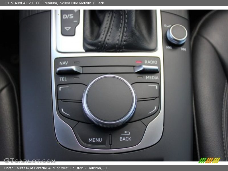Scuba Blue Metallic / Black 2015 Audi A3 2.0 TDI Premium