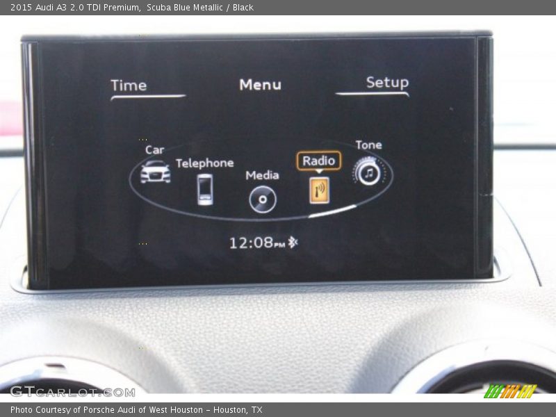 Scuba Blue Metallic / Black 2015 Audi A3 2.0 TDI Premium