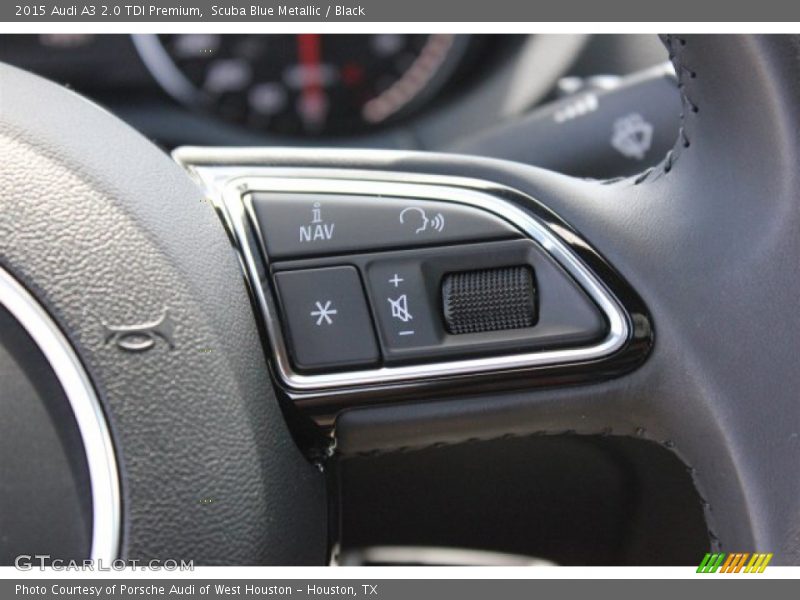 Scuba Blue Metallic / Black 2015 Audi A3 2.0 TDI Premium