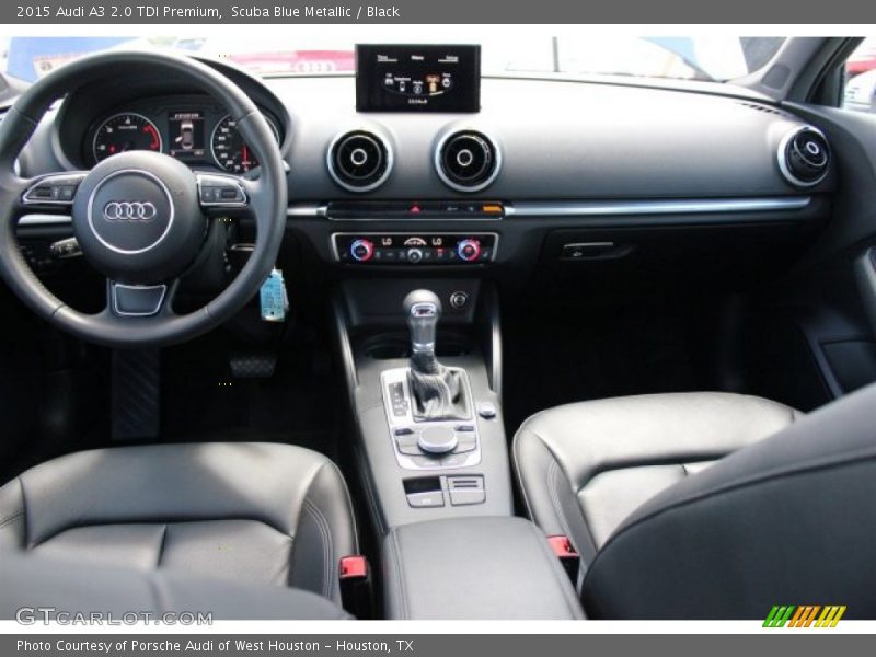 Scuba Blue Metallic / Black 2015 Audi A3 2.0 TDI Premium