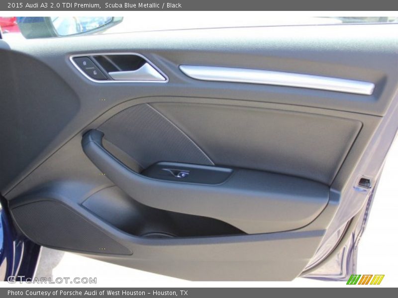 Scuba Blue Metallic / Black 2015 Audi A3 2.0 TDI Premium