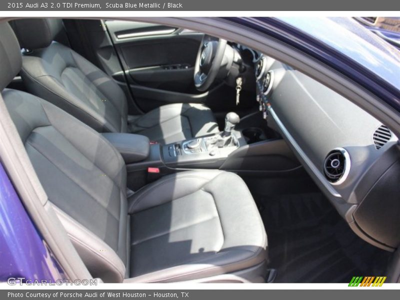 Scuba Blue Metallic / Black 2015 Audi A3 2.0 TDI Premium