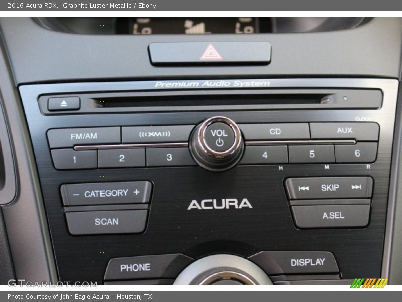 Graphite Luster Metallic / Ebony 2016 Acura RDX