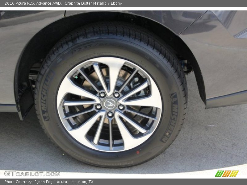 Graphite Luster Metallic / Ebony 2016 Acura RDX Advance AWD