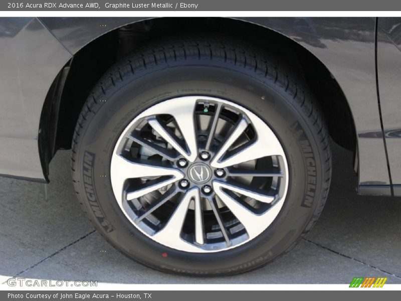 Graphite Luster Metallic / Ebony 2016 Acura RDX Advance AWD