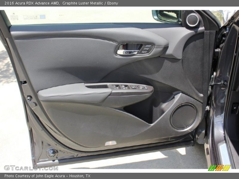 Graphite Luster Metallic / Ebony 2016 Acura RDX Advance AWD