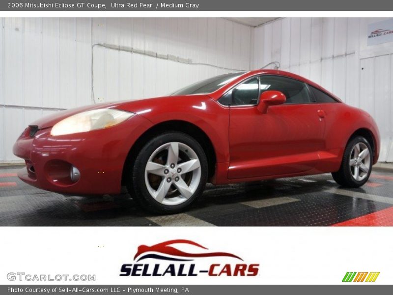 Ultra Red Pearl / Medium Gray 2006 Mitsubishi Eclipse GT Coupe