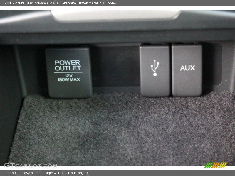 Graphite Luster Metallic / Ebony 2016 Acura RDX Advance AWD