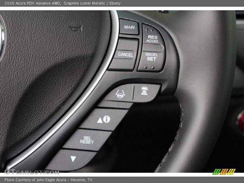 Graphite Luster Metallic / Ebony 2016 Acura RDX Advance AWD