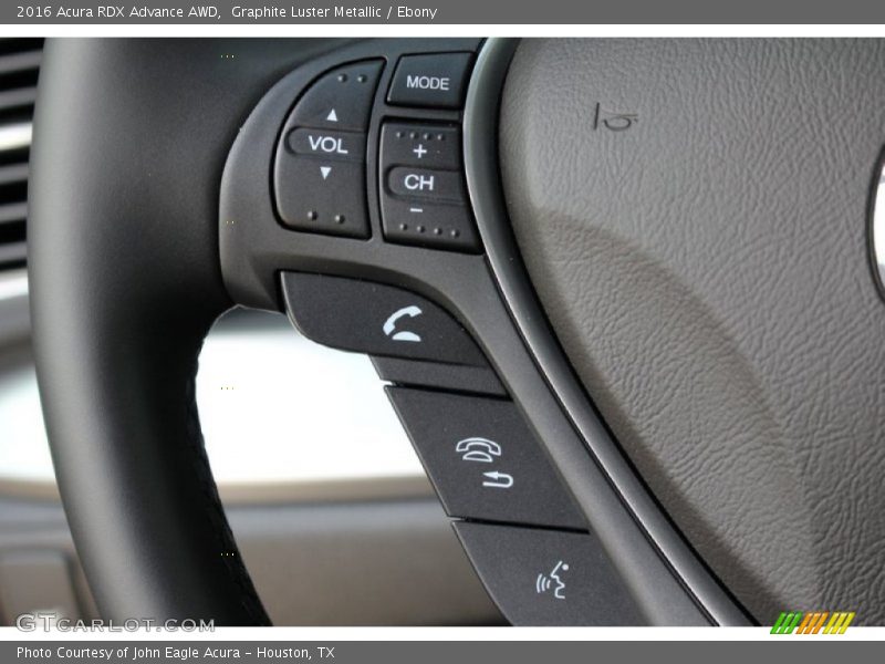 Graphite Luster Metallic / Ebony 2016 Acura RDX Advance AWD