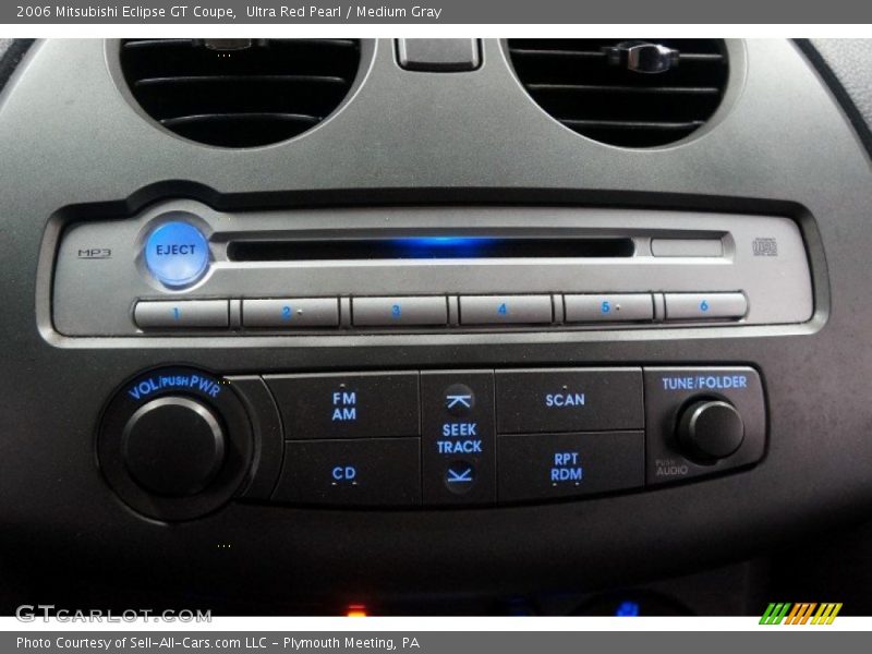 Ultra Red Pearl / Medium Gray 2006 Mitsubishi Eclipse GT Coupe