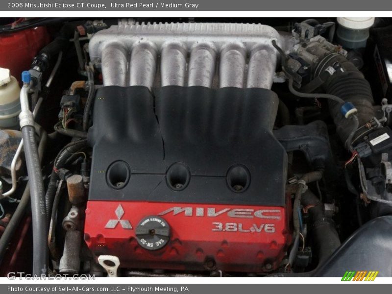 Ultra Red Pearl / Medium Gray 2006 Mitsubishi Eclipse GT Coupe
