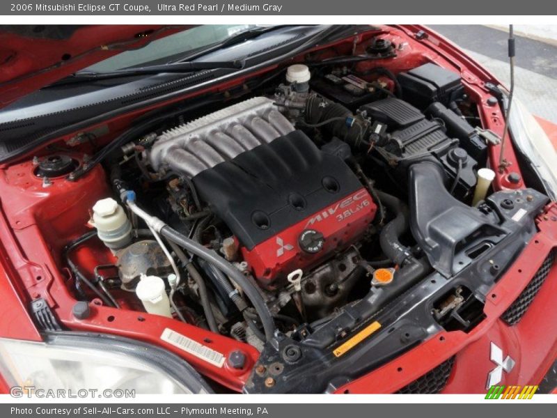 Ultra Red Pearl / Medium Gray 2006 Mitsubishi Eclipse GT Coupe