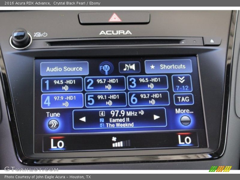 Crystal Black Pearl / Ebony 2016 Acura RDX Advance