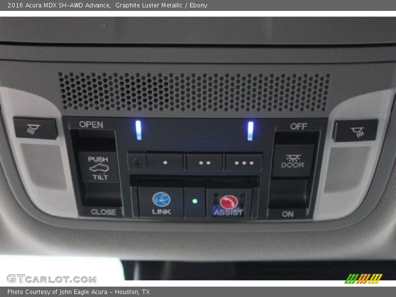 Graphite Luster Metallic / Ebony 2016 Acura MDX SH-AWD Advance