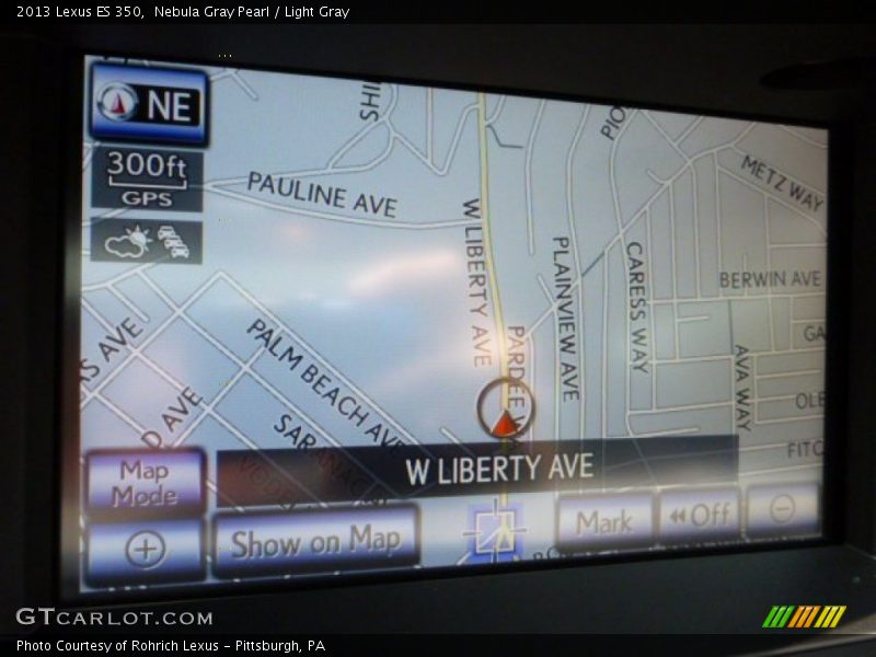 Nebula Gray Pearl / Light Gray 2013 Lexus ES 350