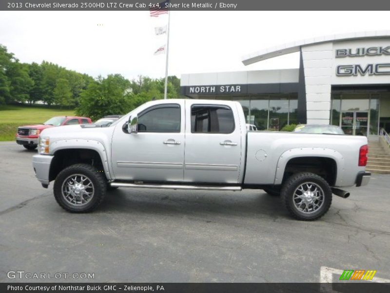 Silver Ice Metallic / Ebony 2013 Chevrolet Silverado 2500HD LTZ Crew Cab 4x4