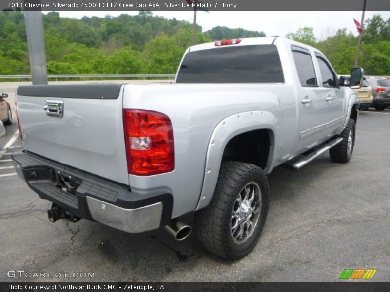 Silver Ice Metallic / Ebony 2013 Chevrolet Silverado 2500HD LTZ Crew Cab 4x4