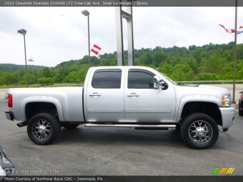 Silver Ice Metallic / Ebony 2013 Chevrolet Silverado 2500HD LTZ Crew Cab 4x4