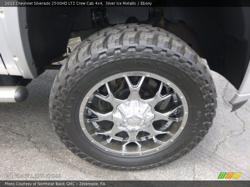 Silver Ice Metallic / Ebony 2013 Chevrolet Silverado 2500HD LTZ Crew Cab 4x4