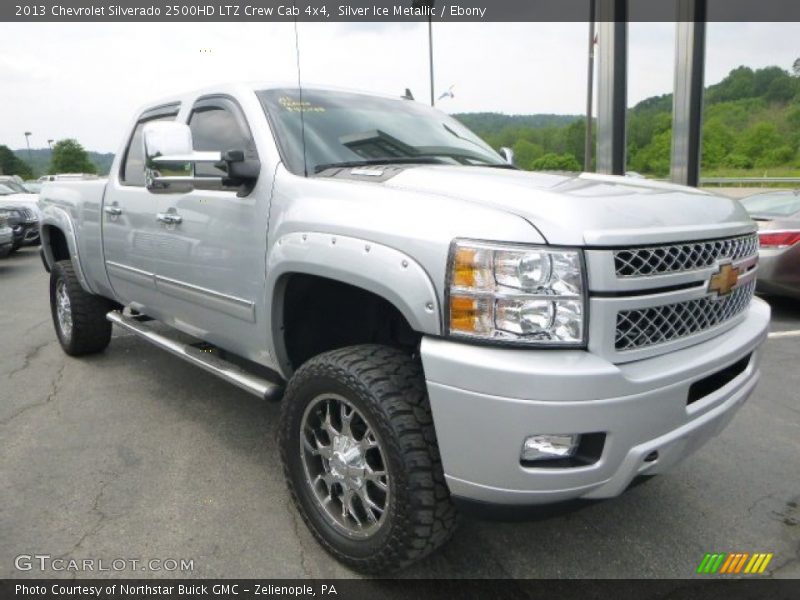 Silver Ice Metallic / Ebony 2013 Chevrolet Silverado 2500HD LTZ Crew Cab 4x4