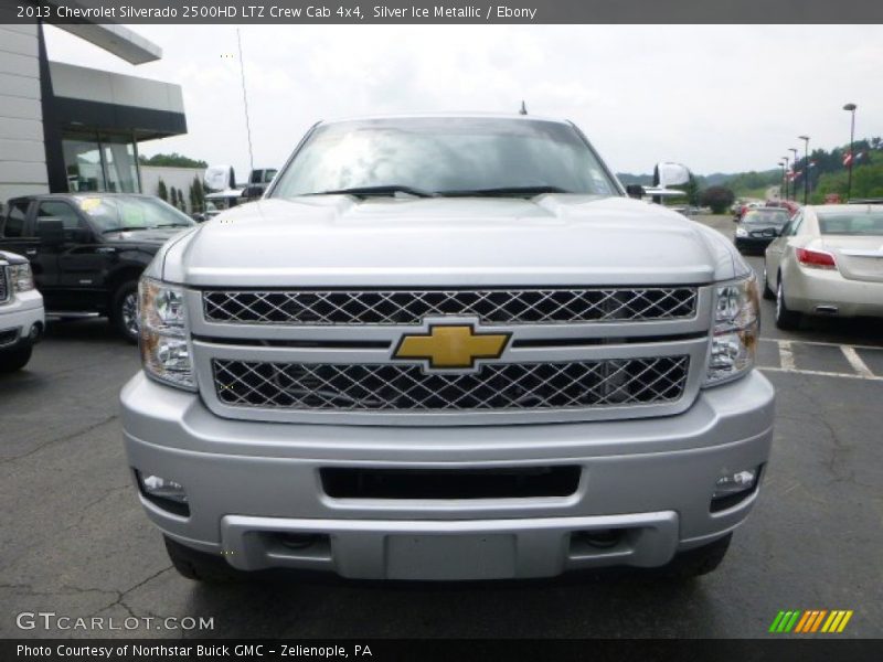 Silver Ice Metallic / Ebony 2013 Chevrolet Silverado 2500HD LTZ Crew Cab 4x4