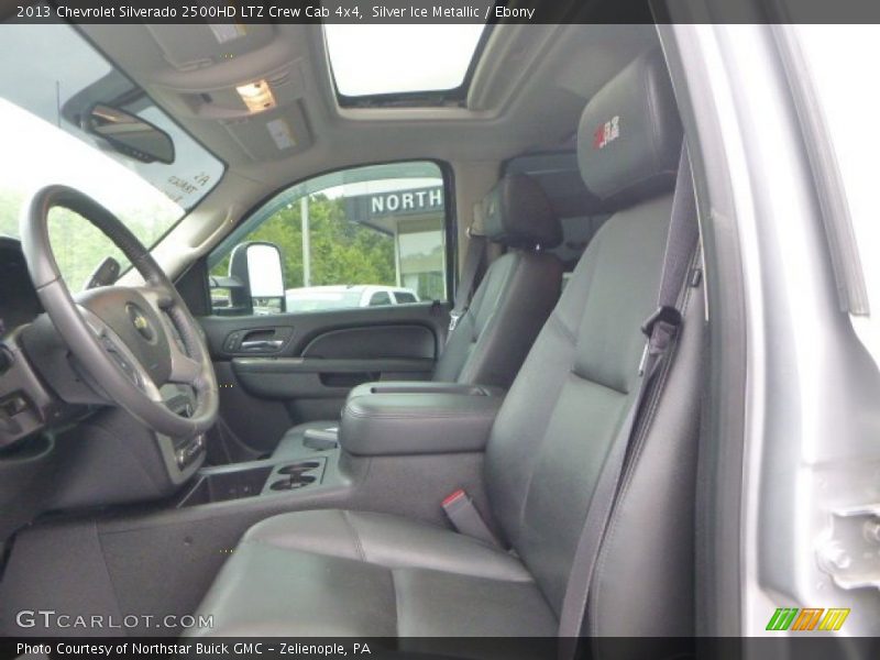 Silver Ice Metallic / Ebony 2013 Chevrolet Silverado 2500HD LTZ Crew Cab 4x4