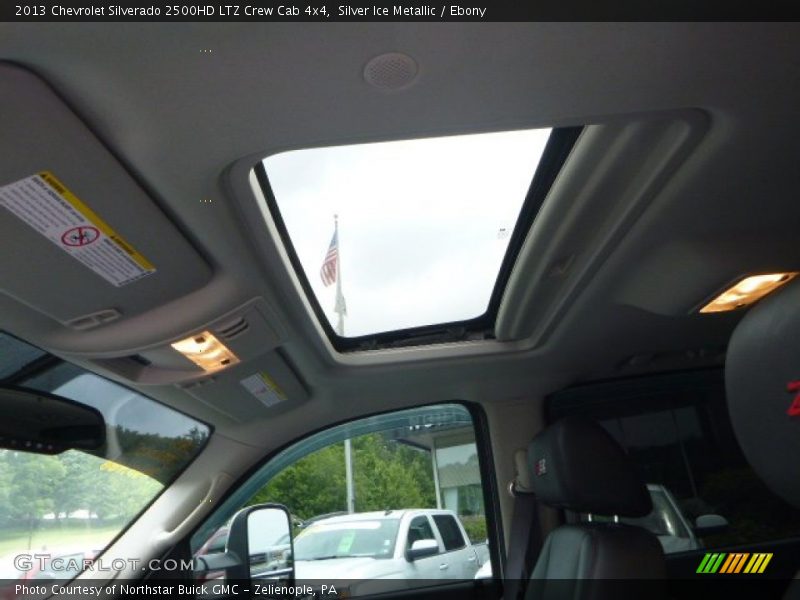 Silver Ice Metallic / Ebony 2013 Chevrolet Silverado 2500HD LTZ Crew Cab 4x4