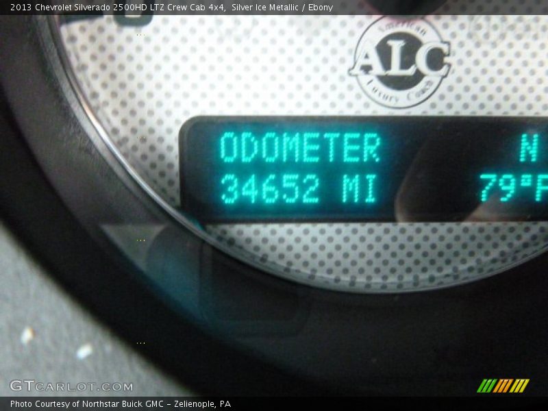 Silver Ice Metallic / Ebony 2013 Chevrolet Silverado 2500HD LTZ Crew Cab 4x4