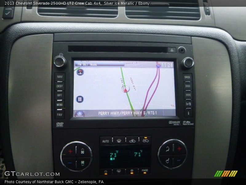Silver Ice Metallic / Ebony 2013 Chevrolet Silverado 2500HD LTZ Crew Cab 4x4