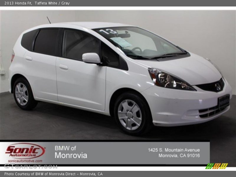 Taffeta White / Gray 2013 Honda Fit