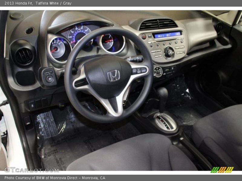 Taffeta White / Gray 2013 Honda Fit